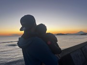 夕日